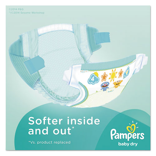 Pampers® Baby Dry Diapers, Size 3: 16 to 28 lbs, 160/Carton | National ...