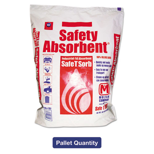 All-Purpose Clay Absorbent, 50lb, Poly-Bag, 40/pallet