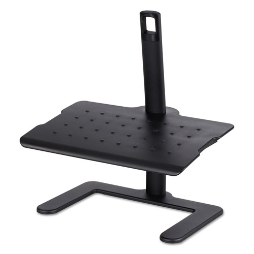 Image of Safco® Height-Adjustable Footrest, 20.5W X 14.5D X 3.5 To 21.5H, Black