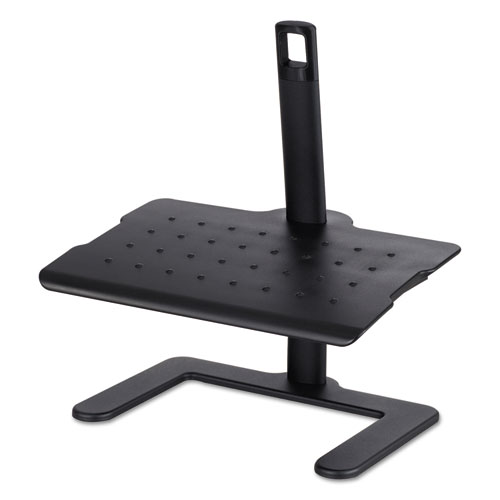 HEIGHT-ADJUSTABLE FOOTREST, 20.5W X 14.5D X 3.5 TO 21.5H, BLACK