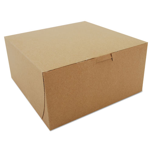 BAKERY BOXES, 8 X 8 X 4, KRAFT, 250/CARTON