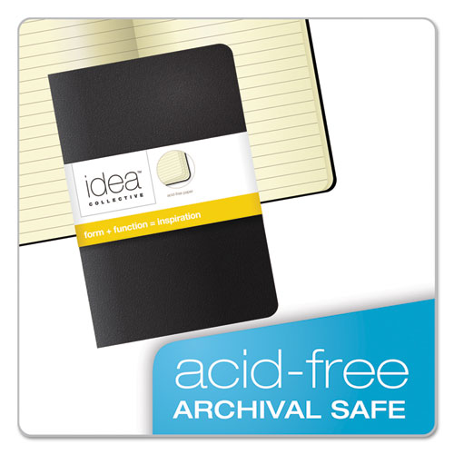 Idea Collective Journal, Wide/Legal Rule, Assorted Cover Colors, 5.5 x 3.5, 40 Sheets, 2/Pack