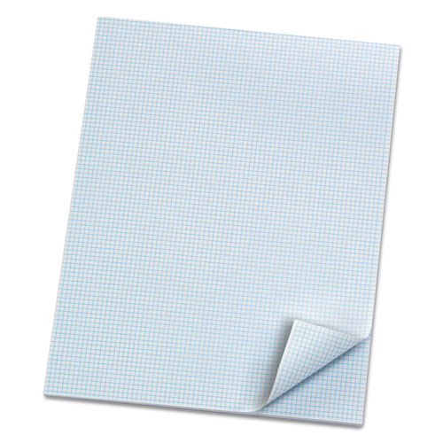 Image of Ampad® Quadrille Pads, Quadrille Rule (8 Sq/In), 50 White (Heavyweight 20 Lb Bond) 8.5 X 11 Sheets