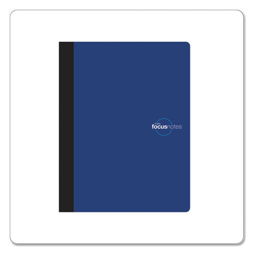 TOPS™ FocusNotes Composition Book, Lecture/Cornell Rule, Blue Cover, 9.75 x 7.5, 80 Sheets