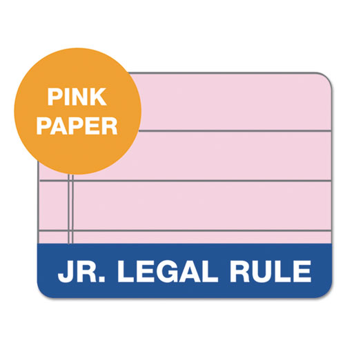 Image of Prism + Colored Writing Pads, Narrow Rule, 50 Pastel Pink 5 x 8 Sheets, 12/Pack