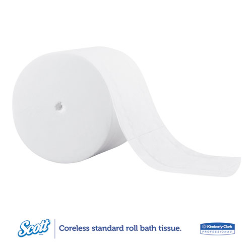Image of Essential Coreless SRB Bathroom Tissue, Septic Safe, 2-Ply, White, 1000 Sheets/Roll, 36 Rolls/Carton