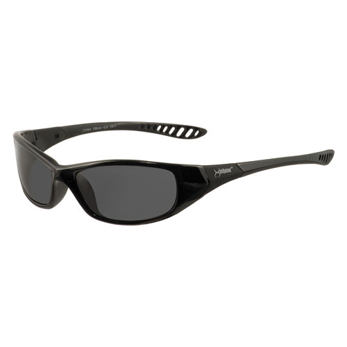 Jackson Safety* V40 HellRaiser Safety Glasses, Black Frame, Smoke Lens