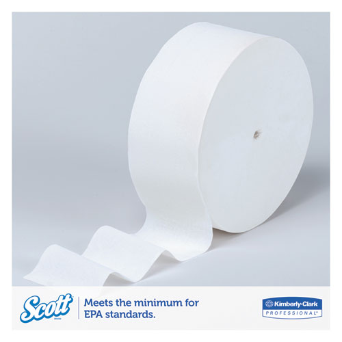 Image of Essential Coreless JRT, Septic Safe, 2-Ply, White, 3.75" x 1,150 ft, 12 Rolls/Carton