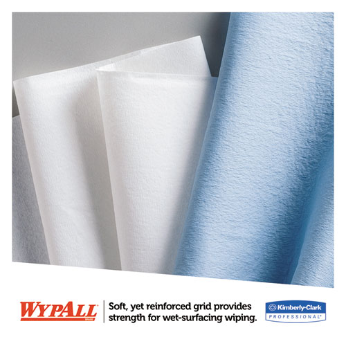 Image of Wypall® L30 Towels, Pop-Up Box, 10 X 9.8, White, 120/Box, 10 Boxes/Carton