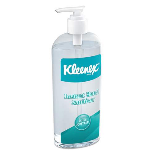 Kleenex® Instant Liquid Hand Sanitizer, 8 oz, Pump Bottle, Sweet Citrus Scent, 12/Carton
