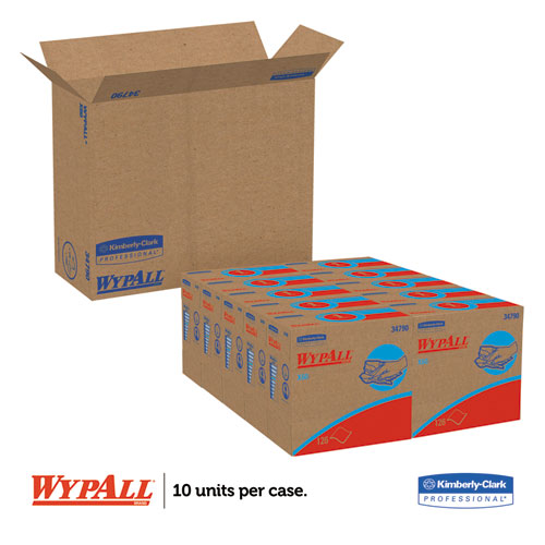 Image of General Clean X60 Cloths, POP-UP Box, 9.1 x 16.8, White, 126/Box, 10 Boxes/Carton