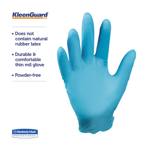 G10 Blue Nitrile Gloves, X-Small, Blue, 100/Box