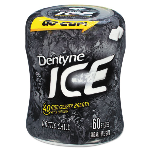 Image of Dentyne Ice® Sugarless Gum, Arctic Chill, 60 Pieces/Cup, 4 Cups/Pack