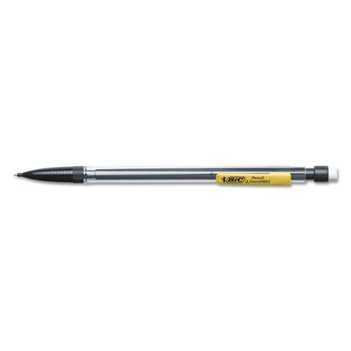 Image of Bic® Xtra Smooth Mechanical Pencil, 0.7 Mm, Hb (#2.5), Black Lead, Clear Barrel, Dozen