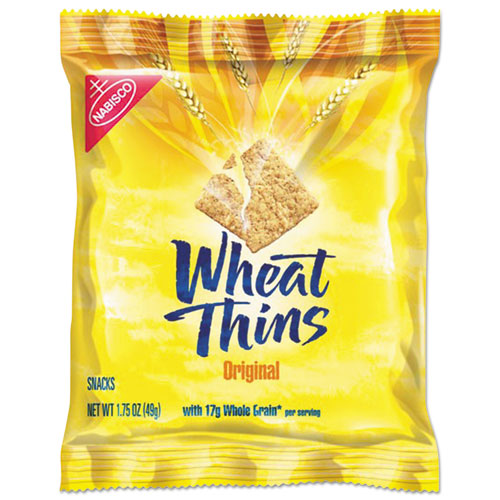 Image of Wheat Thins Crackers, Original, 1.75 oz Bag, 72/Carton