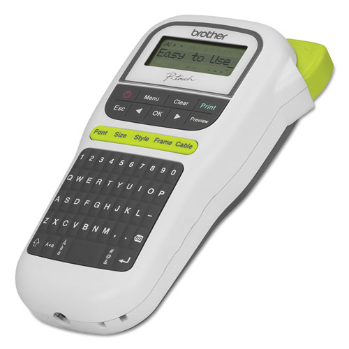 Image of Brother P-Touch® Pt-H110 Easy Portable Label Maker, 2 Lines, 4.5 X 6.13 X 2.5