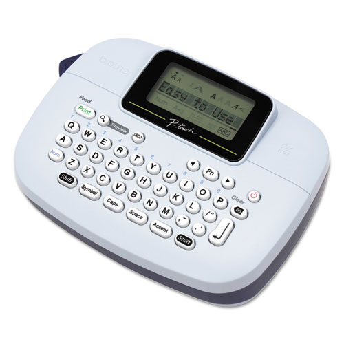 Image of Brother P-Touch® Pt-M95 Handy Label Maker, 2 Lines, 4.5 X 6.13 X 2.5