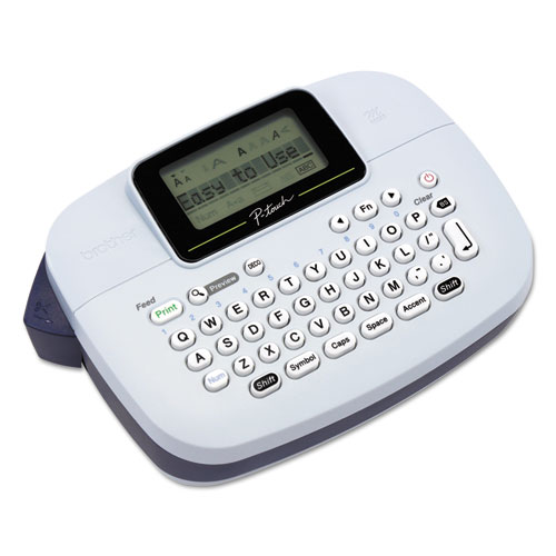 Image of Brother P-Touch® Pt-M95 Handy Label Maker, 2 Lines, 4.5 X 6.13 X 2.5