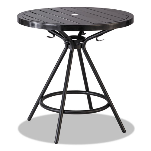 CoGo Tables, Steel, Round, 30" Diameter x 29.5h, Black, Ships in 1-3 Business Days