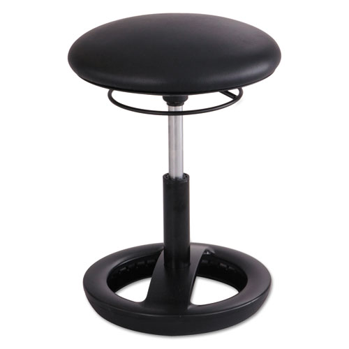 Safco® Twixt Desk Height Ergonomic Stool, Supports Up To 250 Lb, 22.5" Seat Height, Black, Ships In 1-3 Business Days
