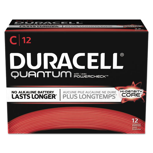 Duracell® Quantum Alkaline Batteries, C, 72/CT