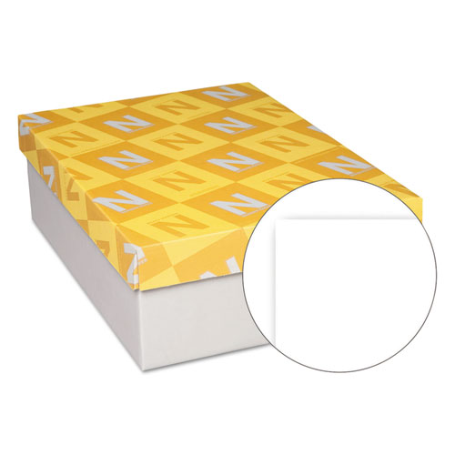 Image of Neenah Paper Classic Crest #10 Envelope, Commercial Flap, Gummed Closure, 4.13 X 9.5, Avon Brilliant White, 500/Box