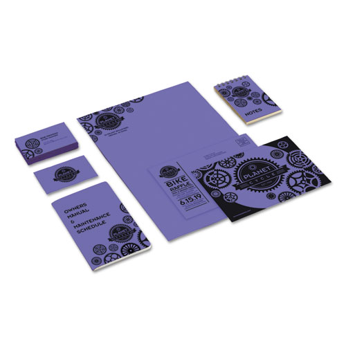 Image of Astrobrights® Color Cardstock, 65 Lb Cover Weight, 8.5 X 11, Venus Violet, 250/Pack