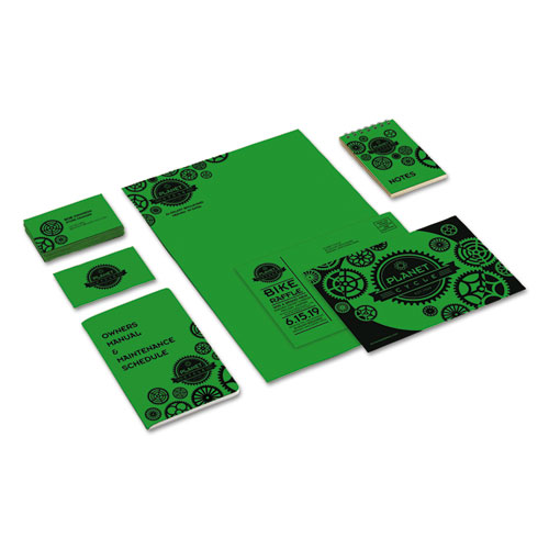 Color Cardstock, 65lb, 8.5 x 11, Gamma Green, 250/Pack