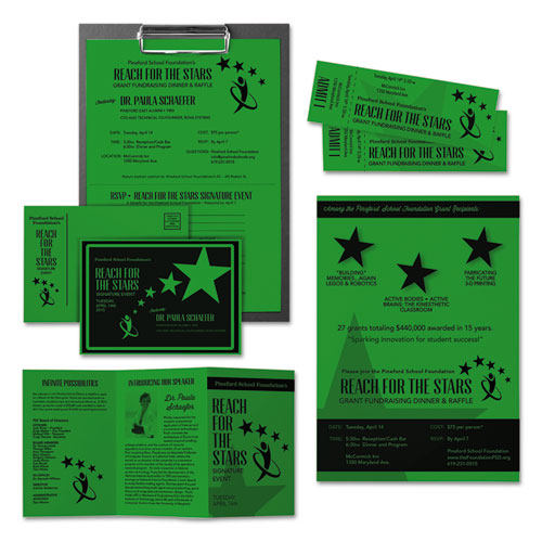 Image of Astrobrights® Color Cardstock, 65 Lb Cover Weight, 8.5 X 11, Gamma Green, 250/Pack