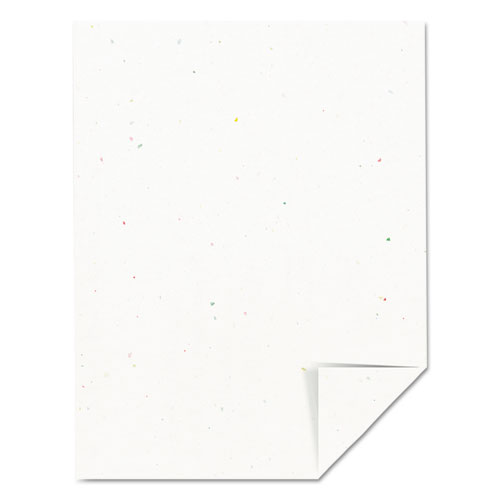 Color Cardstock, 65lb, 8.5 x 11, Stardust White, 250/Pack