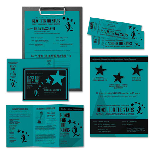 Terrestrial Teal™, 8.5” x 11”, 65lb/176 gsm, 250 Sheets, Colored Cardstock