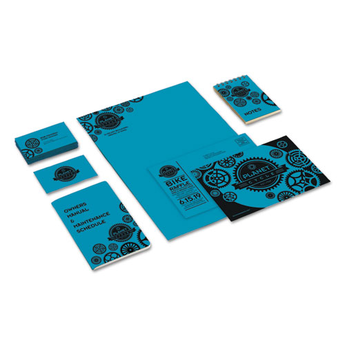 Color Cardstock, 65lb, 8.5 x 11, Celestial Blue, 250/Pack