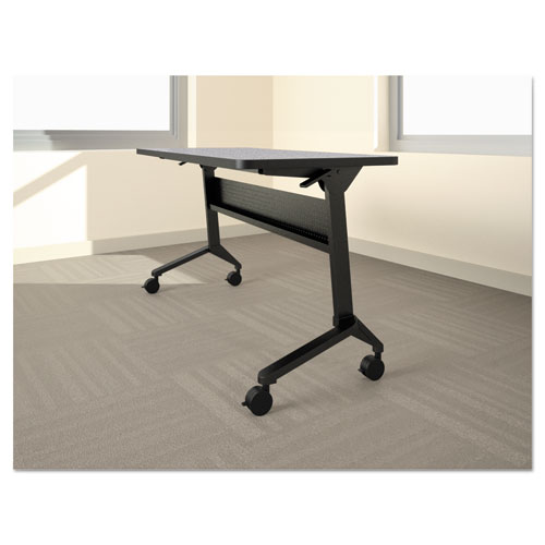 Safco® Flip-N-Go Table Base, 70.5W X 21.25D X 27.88H, Black