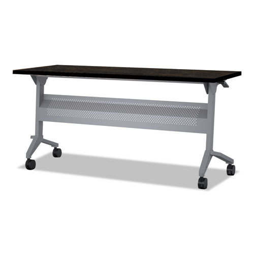Image of Safco® Flip-N-Go Table Top, Rectangular, 60W X 24D, Mocha