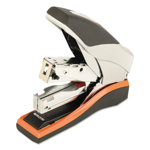 Image of Optima 40 Compact Stapler, 40-Sheet Capacity, Black/Silver/Orange