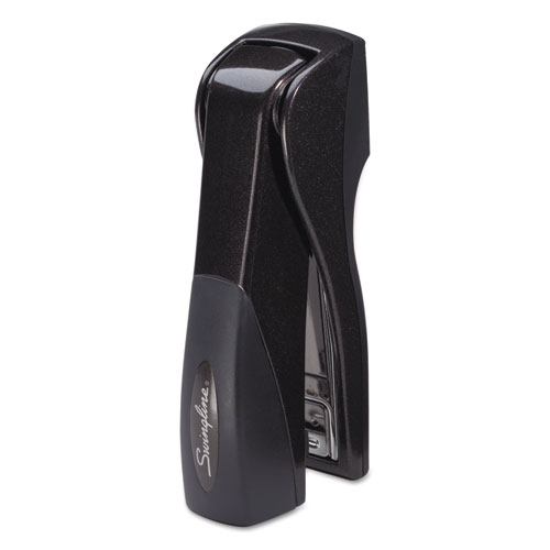 Optima Grip Compact Stapler, 25-Sheet Capacity, Graphite | by Plexsupply