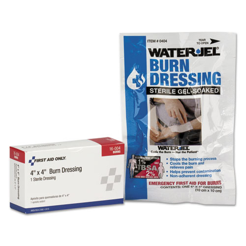 First Aid Only™ SmartCompliance Refill Burn Dressing, 4 x 4, White