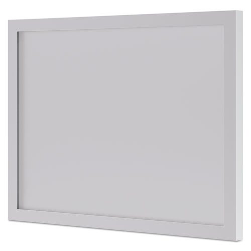 BL SERIES FROSTED GLASS MODESTY PANEL, 39.5W X 0.13D X 27.25H, SILVER/FROSTED