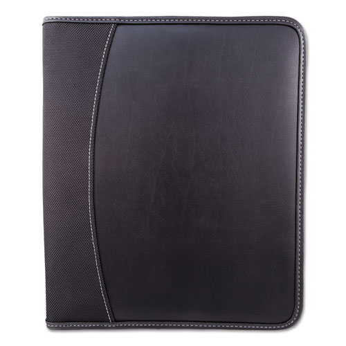 bugatti Writing Case, 9 x 11 x 1, Black, Leather