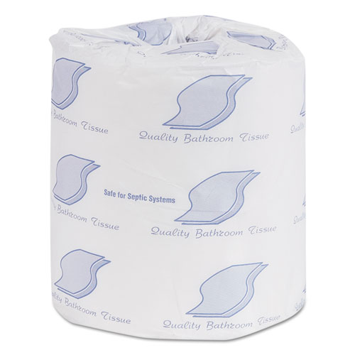 Bath Tissue, Wrapped, Septic Safe, 2-Ply, White, 300 Sheets/Roll, 96 Rolls/Carton