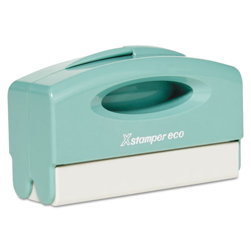 Xstamper® ECOGREEN N40 ECO Custom Message Stamp Zuma