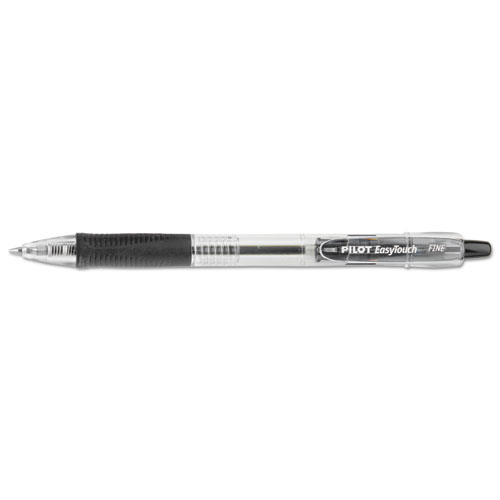 Pilot® EasyTouch Retractable Ball Point Pen, Black Ink, .7mm, Dozen