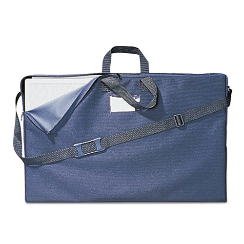 Tabletop Display Carrying Case, Canvas, 18 1/2w X 2 3/4d X 30h, Black