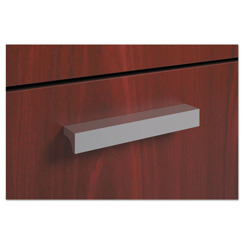 BL Series Field Installed Contemporary Pull, Linear, 4.75w x 0.75d x 0.75h, Silver, 2/Carton