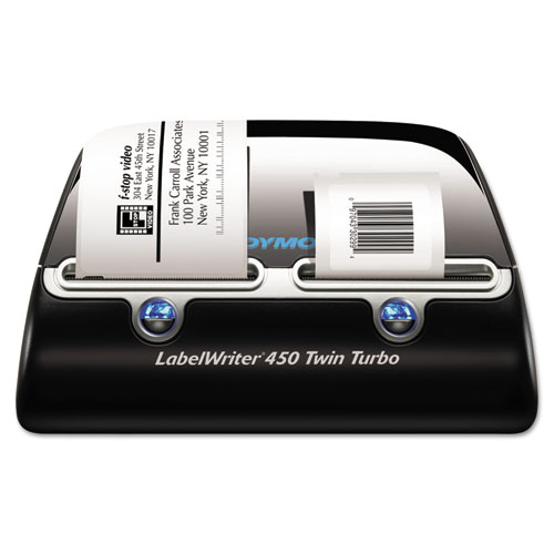Image of LabelWriter 450 Twin Turbo Label Printer, 71 Labels/min Print Speed, 5.5 x 8.4 x 7.4