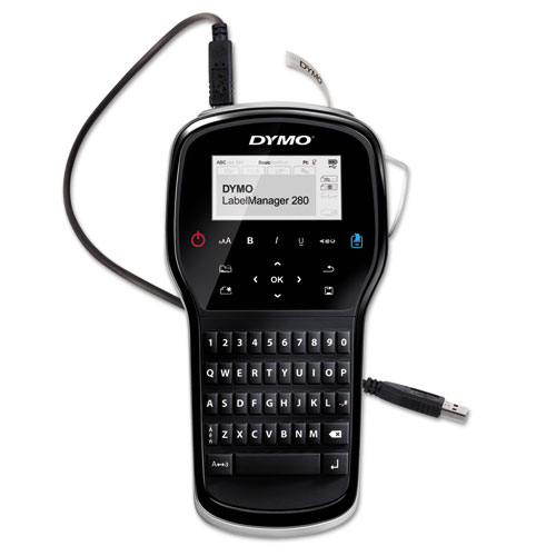 Image of Dymo® Labelmanager 280 Label Maker, 0.6"/S Print Speed, 4 X 2.3 X 7.9