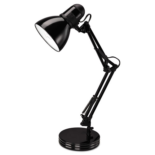 Image of Alera® Architect Desk Lamp, Adjustable Arm, 6.75W X 11.5D X 22H, Black