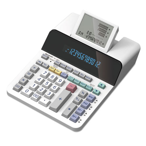 Sharp® EL-1901 Paperless Printing Calculator with Check and Correct