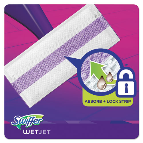 Image of Swiffer® Wetjet System Refill Cloths, 11.3" X 5.4", White, 24/Box