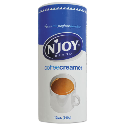 N'Joy Non-Dairy Coffee Creamer, 16 oz Canister, 8/Carton, Delivered in 1-4 Business Days